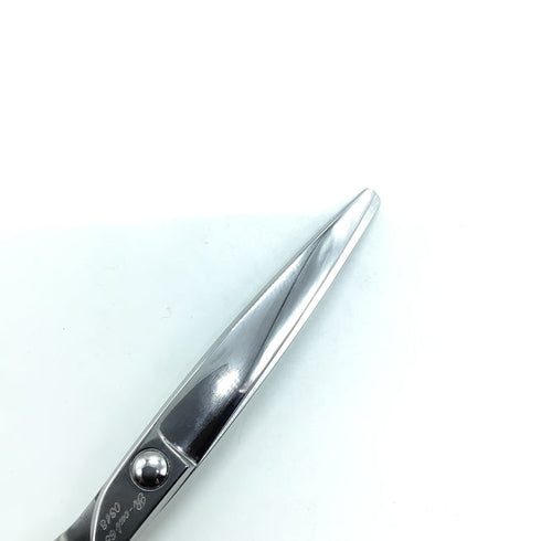 【SHEEMA Hi-TEC島理研】R-cut 65Wカーブ シザー メガネ 理容 美容ハサミ 美容師 理容師 右利き 6.5インチ 中古 sc2194
