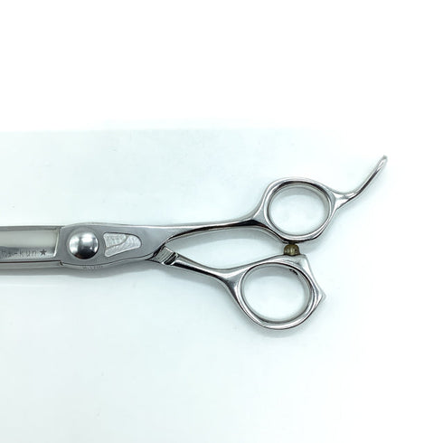 【トギノンTOGINON】マリンシャーク6.8 シザー オフセット 理容 美容ハサミ 美容師 理容師 右利き 6.8インチ 中古 sc2195