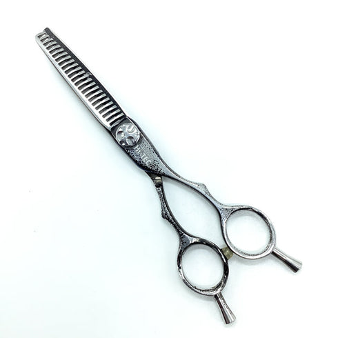 【SHEEMA Hi-TEC島理研】Swing+23Z メガネ シザー セニング 美容ハサミ すきばさみ 美容師 理容師 約10~20% 右利き 6インチ 中古 sc2204