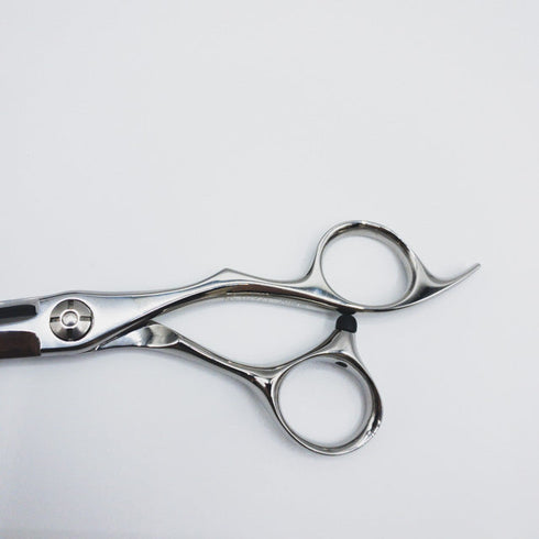 新品同様【シザーズジャパンSCISSORS JAPAN】NS800R 剣刃 LSBS加工 シザー オフセット 理容 美容ハサミ 美容師 理容師 右利き 6インチ 中古 sc221