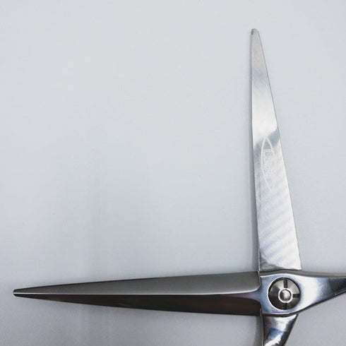 新品同様【シザーズジャパンSCISSORS JAPAN】NS800R 剣刃 LSBS加工 シザー オフセット 理容 美容ハサミ 美容師 理容師 右利き 6インチ 中古 sc221