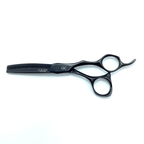 【ミズタニシザーズ ミズタニシザーMIZUTANI SCISSORS】SCHOREM MASTER 33 オフセット シザー セニング 美容ハサミ すきばさみ 美容師 理容師 約25~30% 右利き 5.8インチ 中古 sc2223
