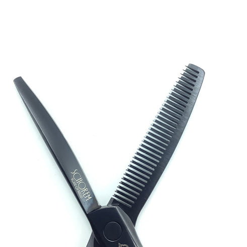 【ミズタニシザーズ ミズタニシザーMIZUTANI SCISSORS】SCHOREM MASTER 33 オフセット シザー セニング 美容ハサミ すきばさみ 美容師 理容師 約25~30% 右利き 5.8インチ 中古 sc2223