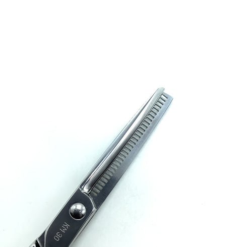 【ネットワークNETWORK】KM30 メガネ シザー セニング 美容ハサミ すきばさみ 美容師 理容師 約20~30% 右利き 6インチ 中古 sc2224