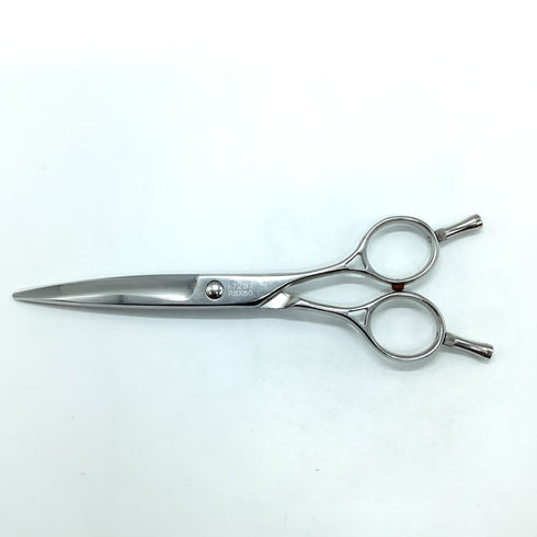 【BUGEI武芸】RBX60カーブ シザー メガネ 理容 美容ハサミ 美容師 理容師 右利き 6インチ 中古 sc2225