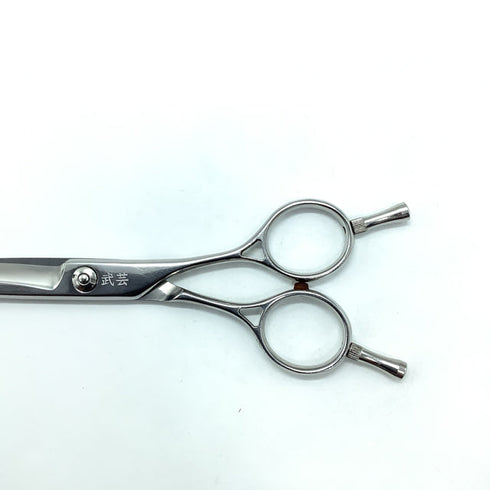 【BUGEI武芸】RBX60カーブ シザー メガネ 理容 美容ハサミ 美容師 理容師 右利き 6インチ 中古 sc2225