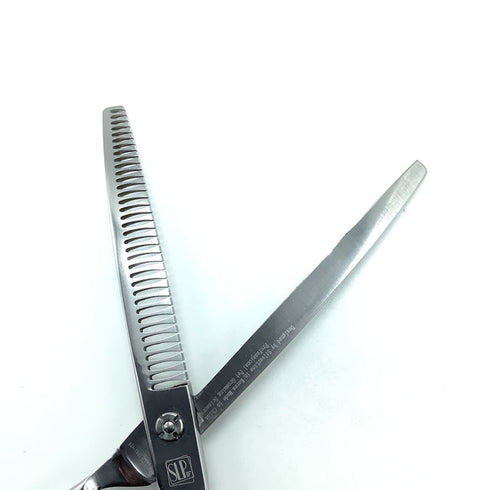 【シルバーラインSilverLine】国民カーブ ブレンダー トリミングシザー 右利き セニング トリマー ペット 7.5インチ 中古 sc2227