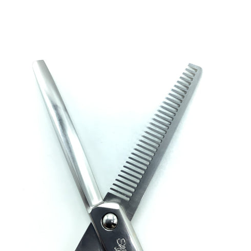 【三和技研SANWA SGK】SZ-T30 メガネ シザー セニング 美容ハサミ すきばさみ 美容師 理容師 約12% 右利き 6インチ 中古 sc2230