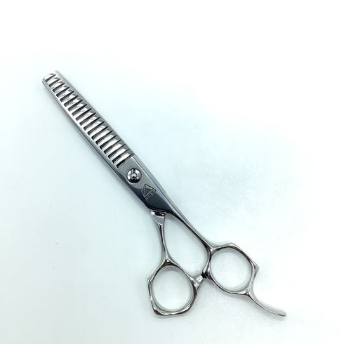 【ミズタニシザーズ ミズタニシザーMIZUTANI SCISSORS】ACRO YURAGI K-6 オフセット シザー セニング 美容ハサミ すきばさみ 美容師 理容師 約25~30% 右利き 6インチ 中古 sc2232