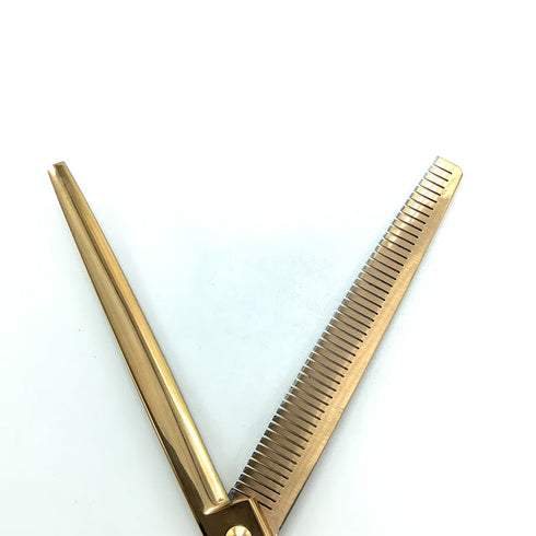 美品【ビアーズBEARDS】Yurufuwa ゆるふわ カーブフラッフィー トリミングシザー 右利き トリマー ペット 7.5インチ 中古 sc2236