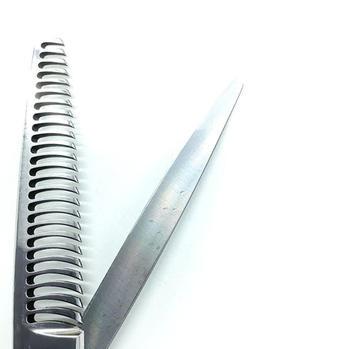 【アルファシザーas&co】FTC-25 オフセット シザー セニング 美容ハサミ すきばさみ 美容師 理容師 約20~25% 右利き 6インチ 中古 sc2239