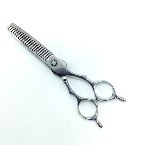 【nbaa N.B.A.A×GREEN MOUSE】NB-GTR1 メガネ シザー セニング 美容ハサミ すきばさみ 美容師 理容師 約20% 右利き 6インチ 中古 sc2240