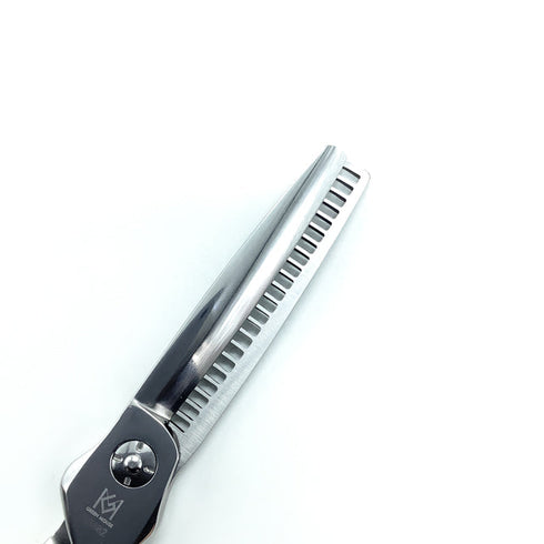 【nbaa N.B.A.A×GREEN MOUSE】NB-GTR1 メガネ シザー セニング 美容ハサミ すきばさみ 美容師 理容師 約20% 右利き 6インチ 中古 sc2240