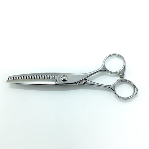 【YAGYU柳生】SH1 覇王プレート オフセット シザー セニング 美容ハサミ すきばさみ 美容師 理容師 約15% 右利き 6インチ 中古 sc2244