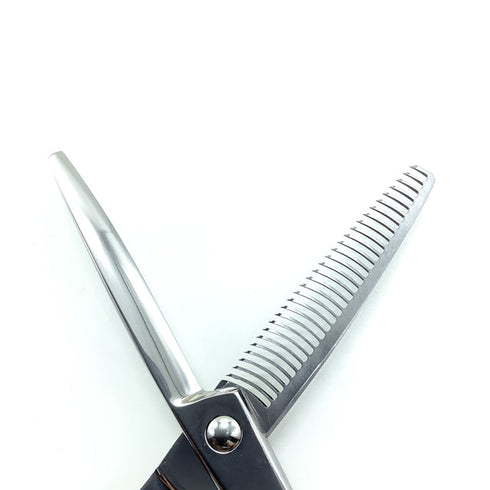 【YAGYU柳生】SH1 覇王プレート オフセット シザー セニング 美容ハサミ すきばさみ 美容師 理容師 約15% 右利き 6インチ 中古 sc2244