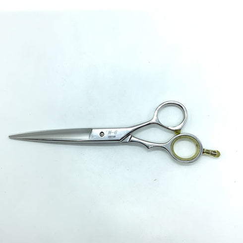 【ヒカリシザーズHIKARI光シザーHIKARI SCISSORS】N-6 シザー オフセット 理容 美容ハサミ 美容師 理容師 右利き 6.2インチ 中古 sc2250