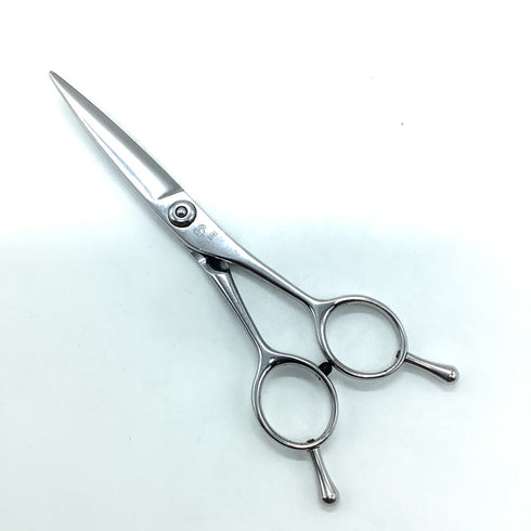 【ジョーウェルJOEWELL】SDB-58Rカーブ シザー メガネ 理容 美容ハサミ 美容師 理容師 右利き 5.8インチ 中古 sc2258