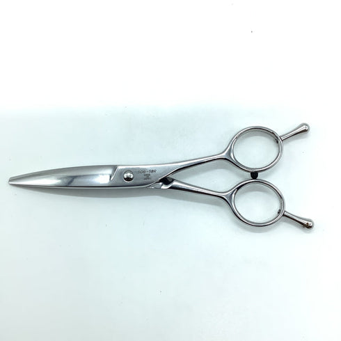 【ジョーウェルJOEWELL】SDB-58Rカーブ シザー メガネ 理容 美容ハサミ 美容師 理容師 右利き 5.8インチ 中古 sc2258