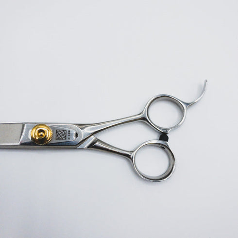 新品未使用【内海ウツミUTSUMI】JYO城 LEGEND EUG70 トリミングシザー オフセット 右利き トリマー ペット 7インチ 中古 sc1196