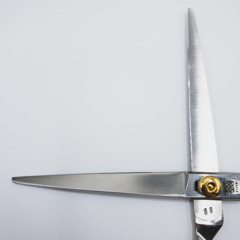 新品未使用【内海ウツミUTSUMI】JYO城 LEGEND EUG70 トリミングシザー オフセット 右利き トリマー ペット 7インチ 中古 sc1196