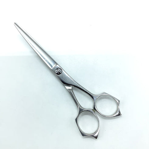 【ミズタニシザーズ ミズタニシザーMIZUTANI SCISSORS】 ACRO カーブ シザー メガネ 理容 美容ハサミ 美容師 理容師 右利き 6インチ 中古 sc2274