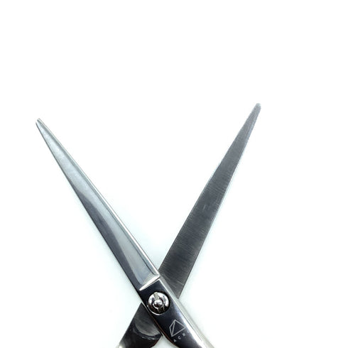 【ミズタニシザーズ ミズタニシザーMIZUTANI SCISSORS】 ACRO カーブ シザー メガネ 理容 美容ハサミ 美容師 理容師 右利き 6インチ 中古 sc2274