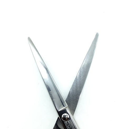 【ミズタニシザーズ ミズタニシザーMIZUTANI SCISSORS】 ACRO カーブ シザー メガネ 理容 美容ハサミ 美容師 理容師 右利き 6インチ 中古 sc2274