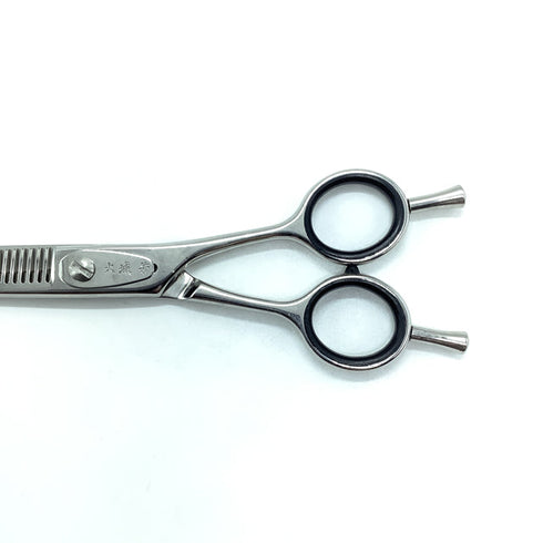 【サイキシザーズ サイキシザーSAIKI SCISSORS】30 メガネ シザー セニング 美容ハサミ すきばさみ 美容師 理容師 約25~30% 右利き 6インチ 中古 sc2284