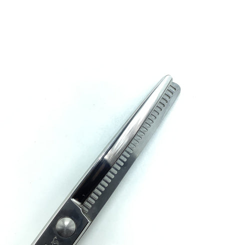 【サイキシザーズ サイキシザーSAIKI SCISSORS】30 メガネ シザー セニング 美容ハサミ すきばさみ 美容師 理容師 約25~30% 右利き 6インチ 中古 sc2284