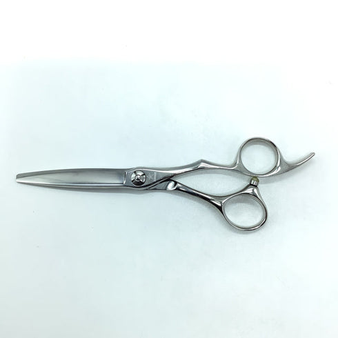 【シザーズジャパンSCISSORS JAPAN】NVオーバル NVHO55i17Y ドライカット スライドシザー オフセット 理容 美容ハサミ 美容師 理容師 右利き 5.8インチ 中古 sc2287