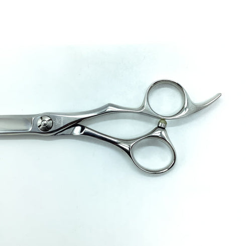 【シザーズジャパンSCISSORS JAPAN】NVオーバル NVHO55i17Y ドライカット スライドシザー オフセット 理容 美容ハサミ 美容師 理容師 右利き 5.8インチ 中古 sc2287