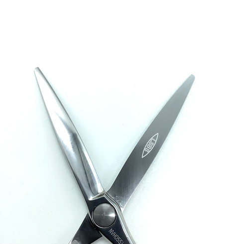 【シザーズジャパンSCISSORS JAPAN】NVオーバル NVHO55i17Y ドライカット スライドシザー オフセット 理容 美容ハサミ 美容師 理容師 右利き 5.8インチ 中古 sc2287