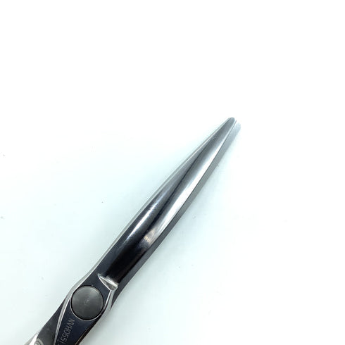 【シザーズジャパンSCISSORS JAPAN】NVオーバル NVHO55i17Y ドライカット スライドシザー オフセット 理容 美容ハサミ 美容師 理容師 右利き 5.8インチ 中古 sc2287