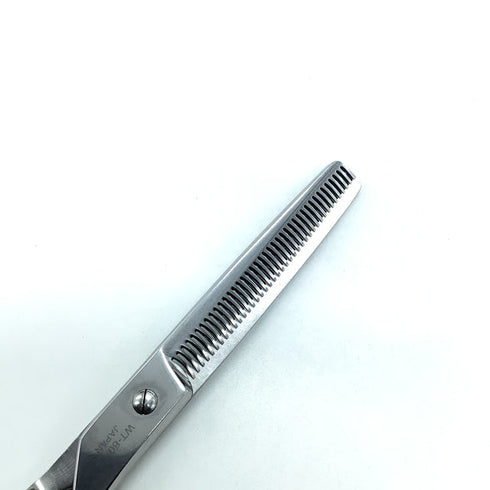 【内海ウツミUTSUMI】WT-60/40 両グシ トリミングシザー 右利き セニング トリマー ペット 6インチ 中古 sc2289