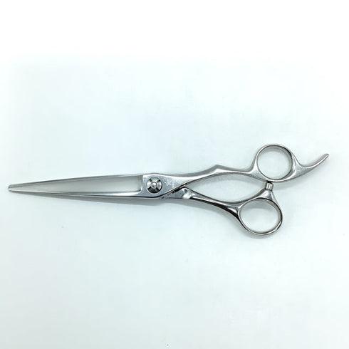 【シザーズジャパンSCISSORS JAPAN】QV 800R QVHR625i17Y ブラントカット シザー オフセット 理容 美容ハサミ 美容師 理容師 右利き 6.25インチ 中古 sc2296