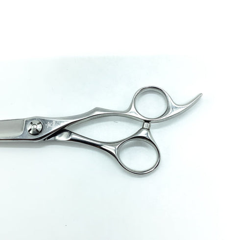 【シザーズジャパンSCISSORS JAPAN】QV 800R QVHR625i17Y ブラントカット シザー オフセット 理容 美容ハサミ 美容師 理容師 右利き 6.25インチ 中古 sc2296