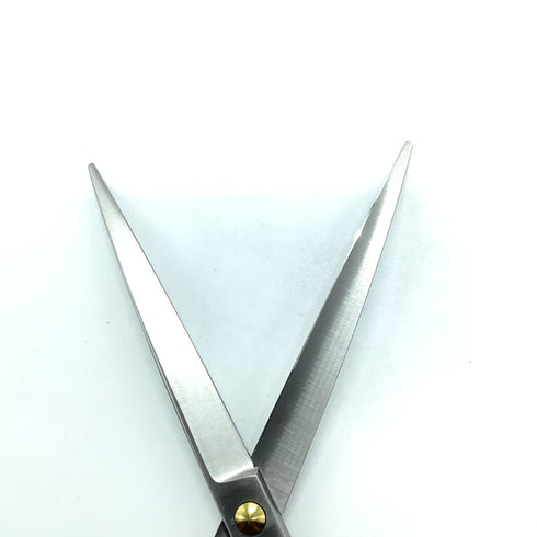 【シルバーラインSilverLine】 ギザ刃カーブ トリミングシザー メガネ 右利き トリマー ペット 7インチ 中古 sc2297