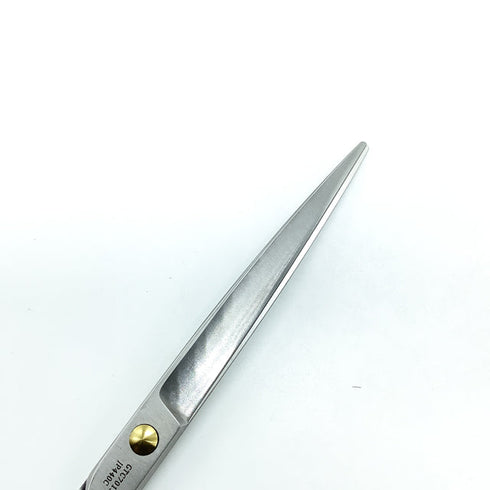 【シルバーラインSilverLine】 ギザ刃カーブ トリミングシザー メガネ 右利き トリマー ペット 7インチ 中古 sc2297