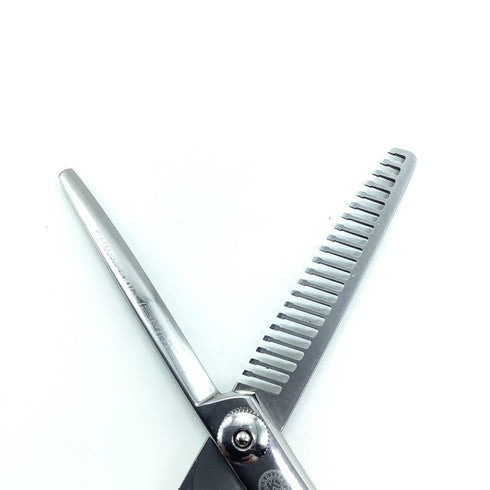 【ミズタニシザーズ ミズタニシザーMIZUTANI SCISSORS】EURO3000 KENNEX オフセット シザー セニング 美容ハサミ すきばさみ 美容師 理容師 約10~15% 右利き 6インチ 中古 sc2302