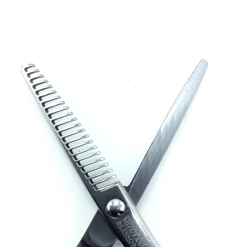 【ミズタニシザーズ ミズタニシザーMIZUTANI SCISSORS】EURO3000 KENNEX オフセット シザー セニング 美容ハサミ すきばさみ 美容師 理容師 約10~15% 右利き 6インチ 中古 sc2302