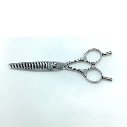 【シザーズジャパンSCISSORS JAPAN】J-FLOR25 メガネ シザー セニング 美容ハサミ すきばさみ 美容師 理容師 約10~15% 右利き 5.7インチ 中古 sc2305
