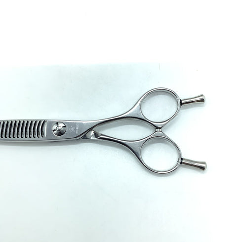 【シザーズジャパンSCISSORS JAPAN】J-FLOR25 メガネ シザー セニング 美容ハサミ すきばさみ 美容師 理容師 約10~15% 右利き 5.7インチ 中古 sc2305