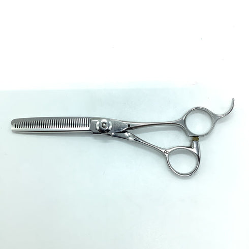 【ナルトシザーズ ナルトシザーNARUTO SCISSORS】デザインカット ヘネシーS2 オフセット シザー セニング 美容ハサミ すきばさみ 美容師 理容師 約40% 右利き 5.8インチ 中古 sc2306