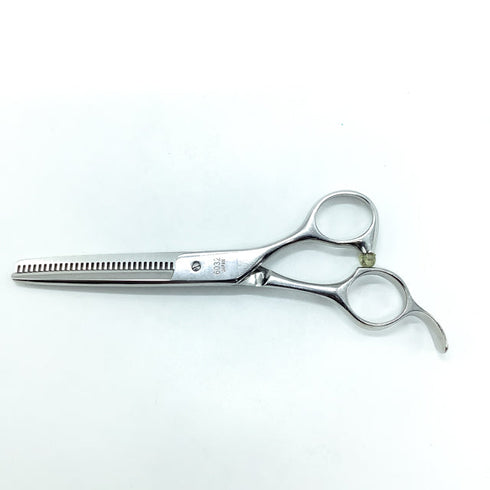 【ヒカリシザーズHIKARI光シザーHIKARI SCISSORS】6032 オフセット シザー セニング 美容ハサミ すきばさみ 美容師 理容師 約40% 右利き 6インチ 中古 sc2313