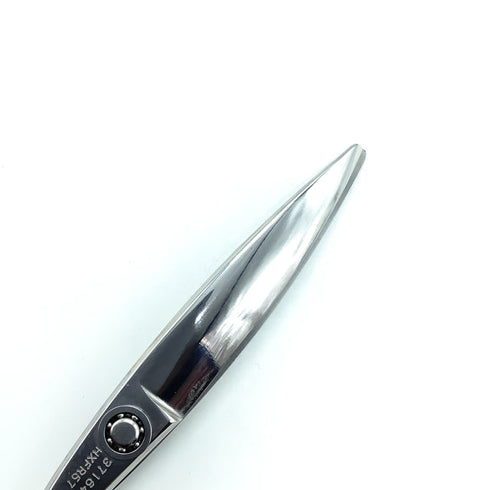 【BUGEI武芸】HXFR57カーブ スライド ドライカット シザー オフセット 理容 美容ハサミ 美容師 理容師 右利き 5.7インチ 中古 sc2316