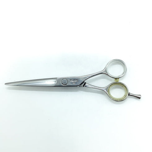 【YAGYU柳生】6.0 覇王プレート シザー メガネ 理容 美容ハサミ 美容師 理容師 右利き 6インチ 中古 sc2321