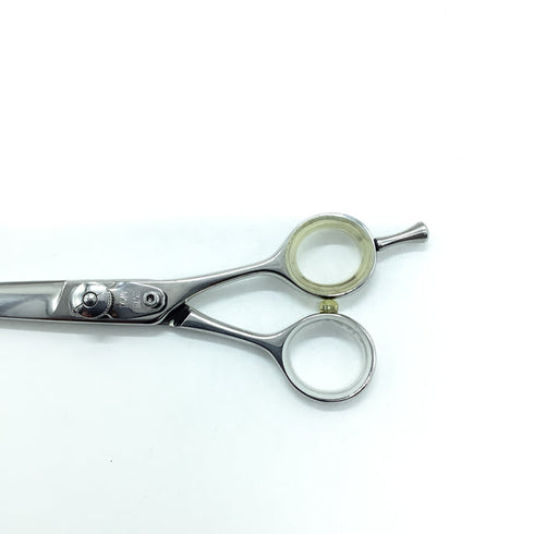 【YAGYU柳生】6.0 覇王プレート シザー メガネ 理容 美容ハサミ 美容師 理容師 右利き 6インチ 中古 sc2321