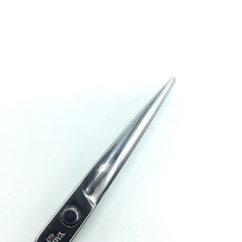 【YAGYU柳生】6.0 覇王プレート シザー メガネ 理容 美容ハサミ 美容師 理容師 右利き 6インチ 中古 sc2321