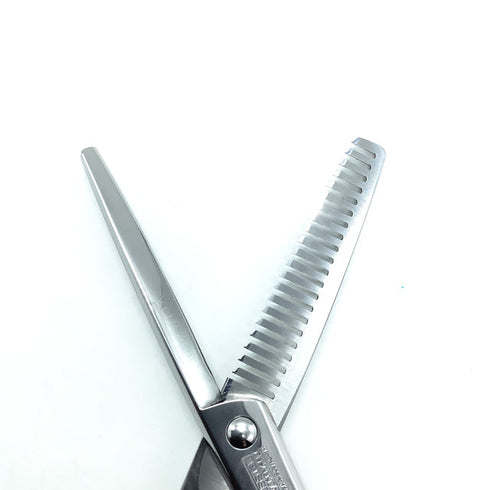 【ミズタニシザーズ ミズタニシザーMIZUTANI SCISSORS】ACRO YURAGI4 ユラギ メガネ シザー セニング 美容ハサミ すきばさみ 美容師 理容師 約15~20% 右利き 6インチ 中古 sc2324