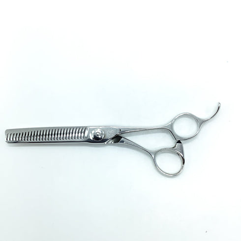 【ナルトシザーズ ナルトシザーNARUTO SCISSORS】二梳きミスティランS27 両グシ オフセット シザー セニング 美容ハサミ すきばさみ 美容師 理容師 約5~10% 右利き 5.8インチ 中古 sc2325